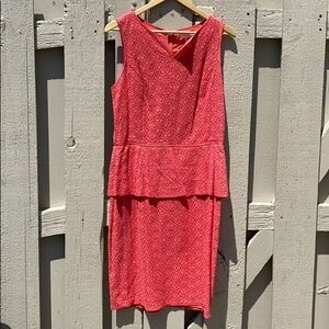 Max Studio Coral Embroider Dress Size 12